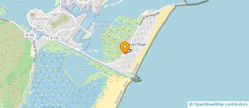 localisation de l'entreprise SCEA GRUISSAN MARICULTURE  GRUISSAN
