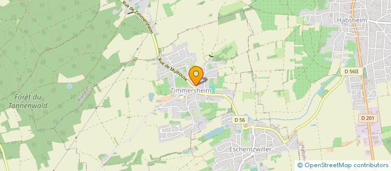 localisation de l'entreprise SCEA GRUNTZ HETZLEN  ZIMMERSHEIM