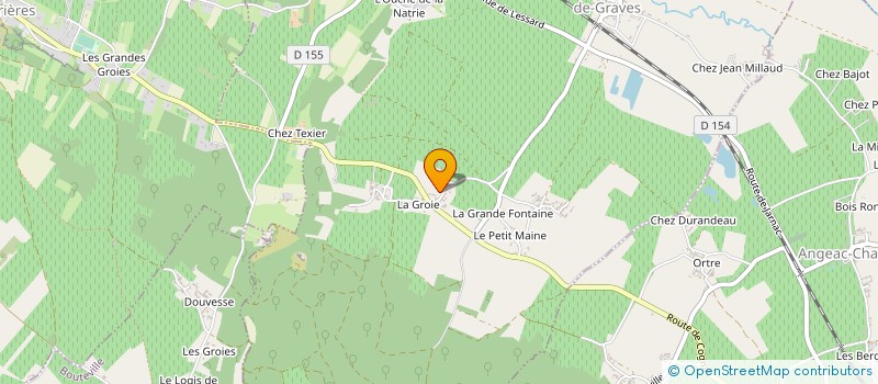 localisation de l'entreprise SCEA GUIDEL-DAULON à ANGEAC-CHARENTE
