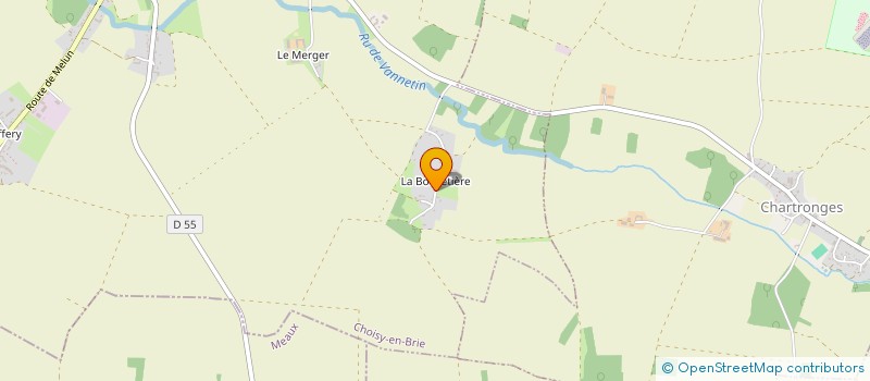 localisation de l'entreprise SCEA GUILLAUME DENEUFBOURG  CHOISY-EN-BRIE