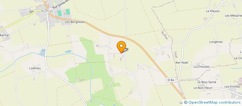 localisation de l'entreprise SCEA GUILLEMOT  RUFFIAC