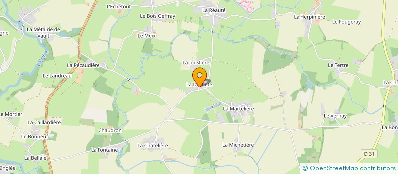 localisation de l'entreprise SCEA GUILLET à LES TOUCHES