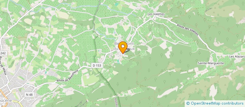 localisation de l'entreprise SCEA GUIMETY  BEAUMONT-DU-VENTOUX