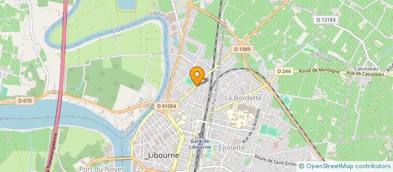 localisation de l'entreprise SCEA GUY JANOUEIX à LIBOURNE