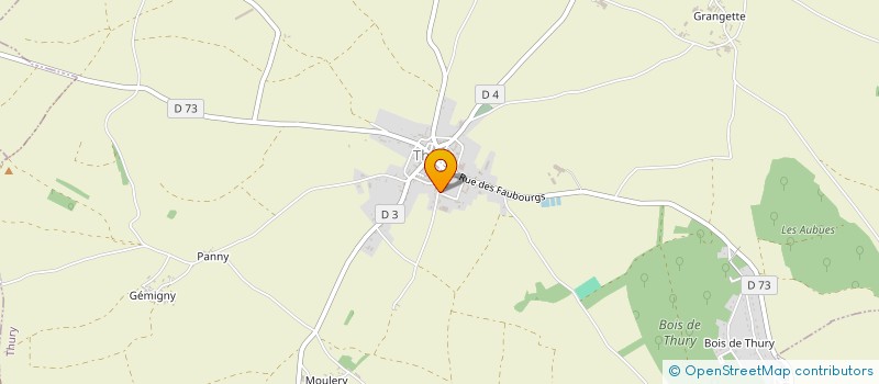 localisation de l'entreprise SCEA GUYARD à THURY