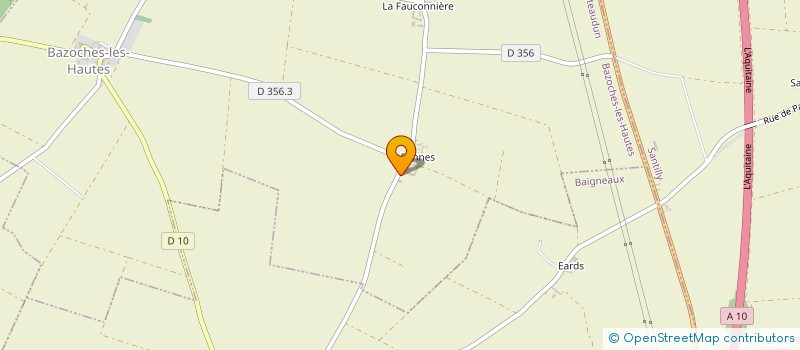 localisation de l'entreprise SCEA HAQUET DE PANNES à BAZOCHES-LES-HAUTES
