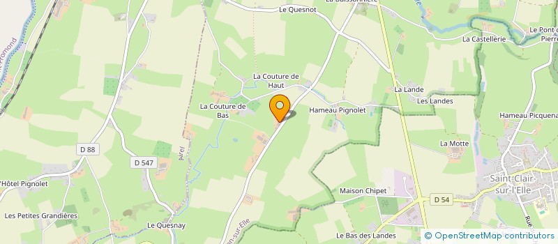 localisation de l'entreprise SCEA HARAS D'ELLE à MOON-SUR-ELLE