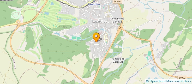 localisation de l'entreprise SCEA HARAS D'YSIEUX à CHAUMONTEL