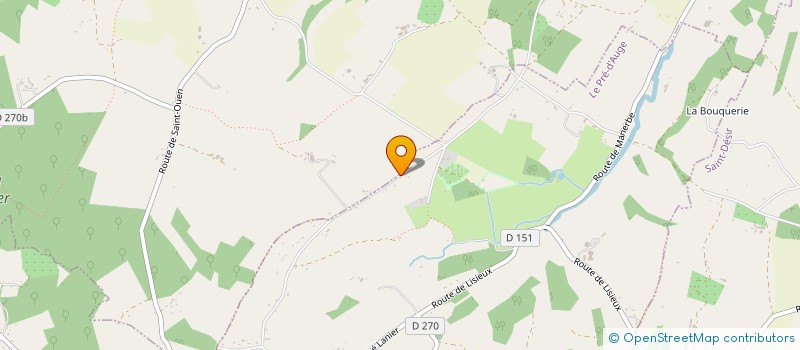 localisation de l'entreprise SCEA HARAS DE GRATTE PANCHE à MANERBE