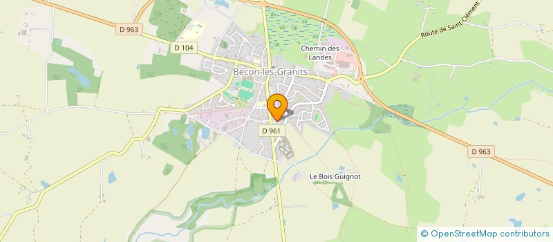 localisation de l'entreprise SCEA HARAS DE LA COURLAIS à SAINT-CLEMENT-DE-LA-PLACE