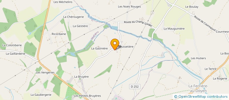 localisation de l'entreprise SCEA HARAS DE LA MELANDRIE à MOULINS-LA-MARCHE