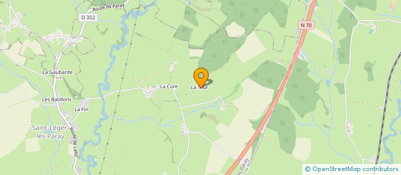 localisation de l'entreprise SCEA HARAS DE LA TOUR  SAINT-LEGER-LES-PARAY