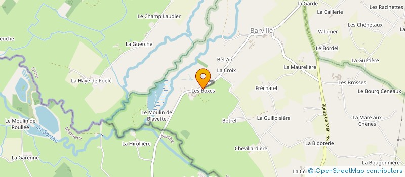 localisation de l'entreprise SCEA HARAS DE PONFLOT à BARVILLE