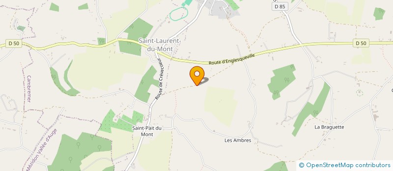 localisation de l'entreprise SCEA HARAS DE SAINT PAIR à CAMBREMER