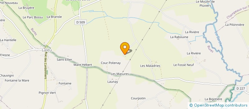 localisation de l'entreprise SCEA HARAS DES SAULES à BURES