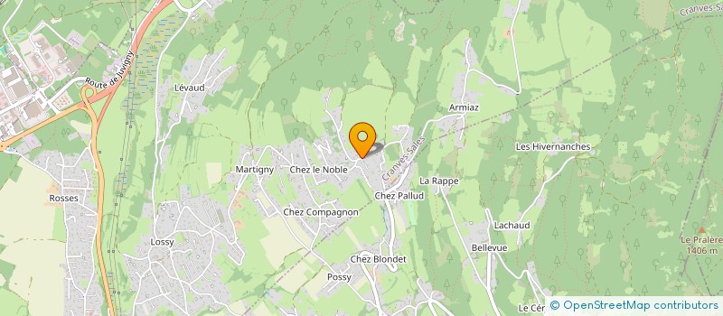 localisation de l'entreprise SCEA HARAS DES VOIRONS  CRANVES-SALES