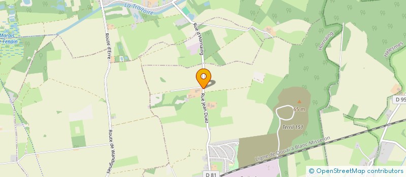 localisation de l'entreprise SCEA HARAS DU BOIS D'HAMAGE à HORNAING