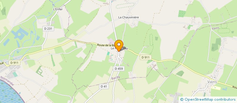 localisation de l'entreprise SCEA HARAS DU FOUGERAY  BACILLY