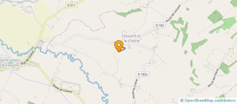 localisation de l'entreprise SCEA HARAS DU HOGUENET à LESSARD-ET-LE-CHENE