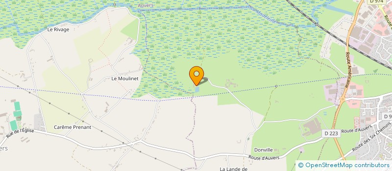 localisation de l'entreprise SCEA HARAS DU LUDE  MEAUTIS