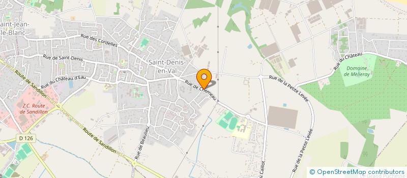 localisation de l'entreprise SCEA HARAS DU VAL DE LOIRE à SAINT-DENIS-EN-VAL