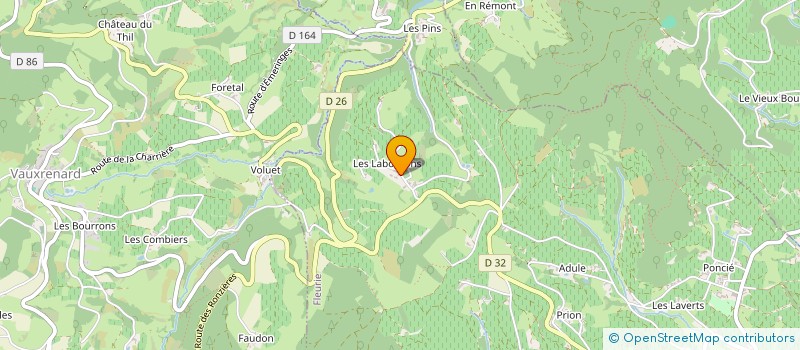 localisation de l'entreprise SCEA HAUGER-FARGEAUD  FLEURIE