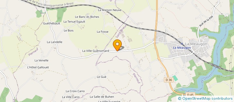 localisation de l'entreprise SCEA HELIOBIO à LA MEAUGON