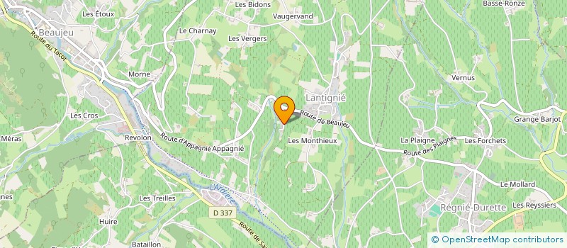 localisation de l'entreprise SCEA HENRI ET JEAN PAUL DUBOST à LANTIGNIE