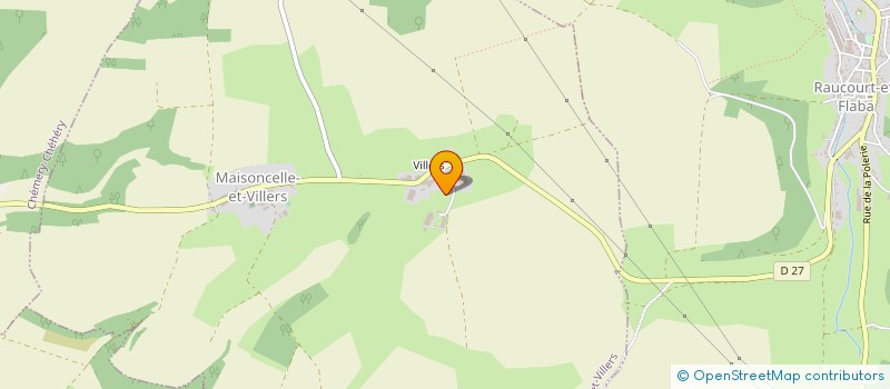 localisation de l'entreprise SCEA HENRIET LUCIEN ET FELICIEN  MAISONCELLE-ET-VILLERS