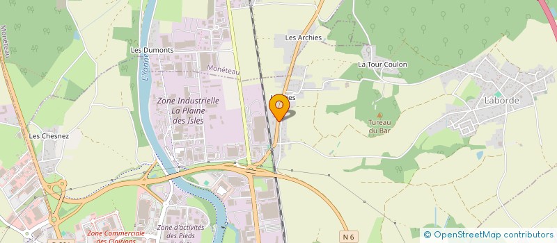 localisation de l'entreprise SCEA HERGOT à AUXERRE
