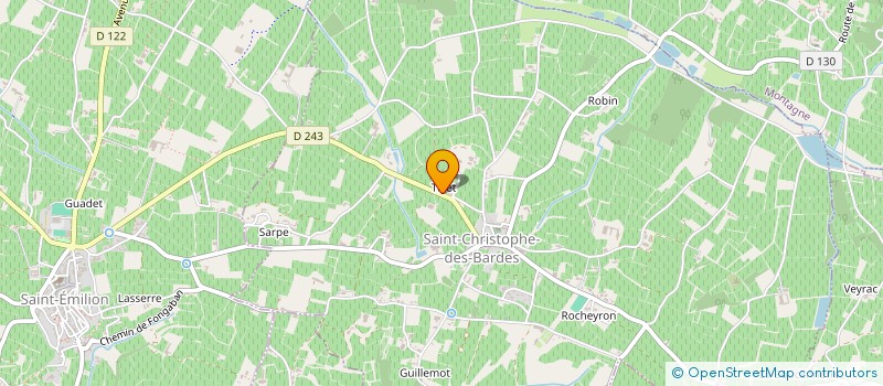 localisation de l'entreprise SCEA HERITIERS MAISON à SAINT-EMILION