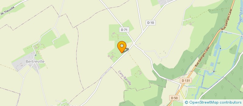 localisation de l'entreprise SCEA HEROUARD  CANY-BARVILLE