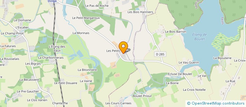 localisation de l'entreprise SCEA HEURTIN à DINGE