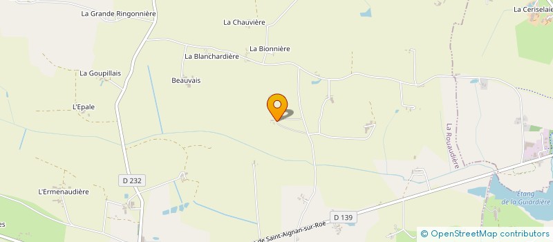 localisation de l'entreprise SCEA HEUZE  LA ROUAUDIERE