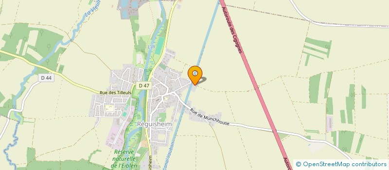 localisation de l'entreprise SCEA HILBRUNNER  REGUISHEIM