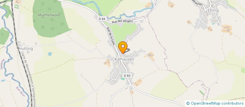 localisation de l'entreprise SCEA HITTINGER  ETTING