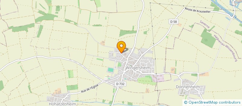 localisation de l'entreprise SCEA HOLTZMANN  WINGERSHEIM LES QUATRE BANS