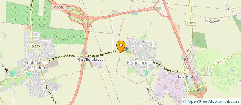 localisation de l'entreprise SCEA HONFLEUR FRUITS  FONTENAY-LE-MARMION