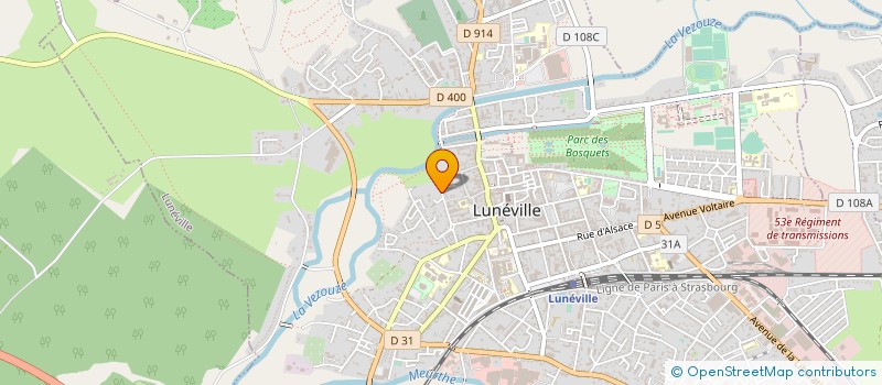 localisation de l'entreprise SCEA HORTI-PASSION  LUNEVILLE