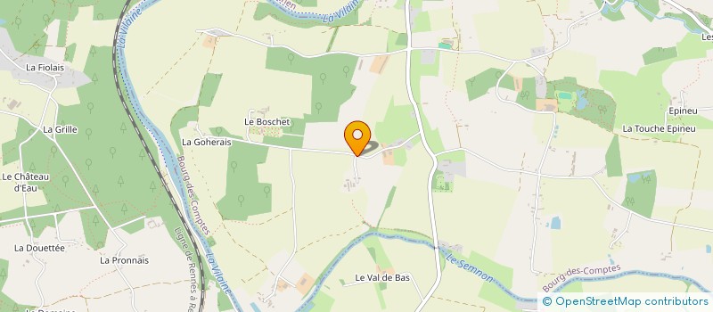 localisation de l'entreprise SCEA HOUGUET FRERES à BOURG-DES-COMPTES