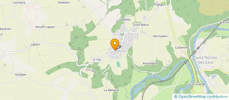 localisation de l'entreprise SCEA HPV à PLUMELIAU-BIEUZY