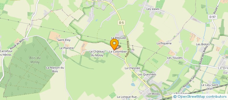 localisation de l'entreprise SCEA HUBERT à LE MOLAY LITTRY