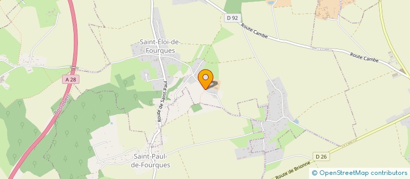 localisation de l'entreprise SCEA HUCHE AGRICULTURE  SAINT-ELOI-DE-FOURQUES