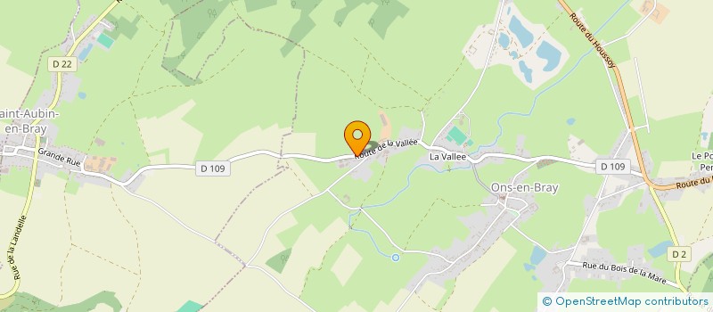 localisation de l'entreprise SCEA HUCLEUX-VERSCHUERE à ONS-EN-BRAY