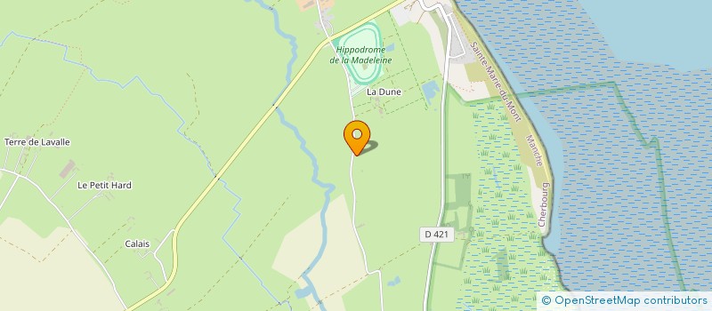 localisation de l'entreprise SCEA HUITRE JMC  SAINTE-MARIE-DU-MONT