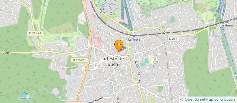 localisation de l'entreprise SCEA HUITRES DELSART à LA TESTE DE BUCH