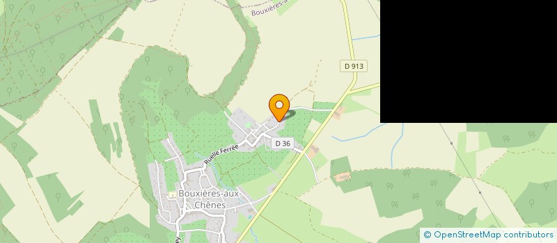 localisation de l'entreprise SCEA HURAUX  BOUXIERES-AUX-CHENES