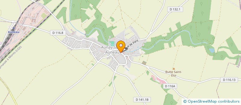 localisation de l'entreprise SCEA ICOUTAGRI à SANTEUIL