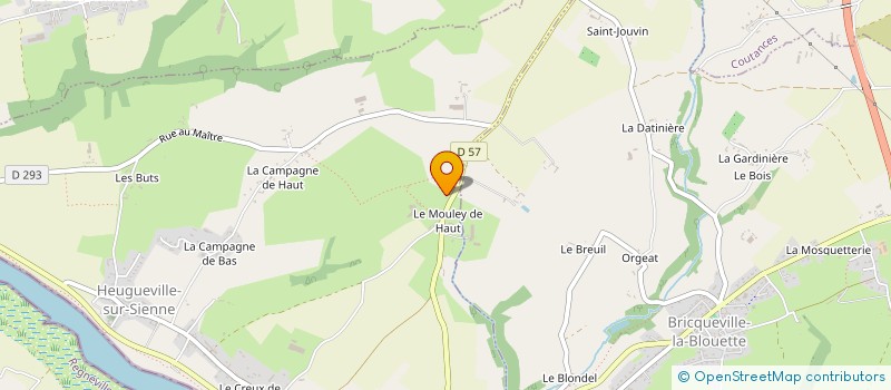 localisation de l'entreprise SCEA ISAJOSE à HEUGUEVILLE-SUR-SIENNE