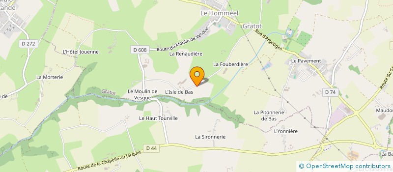 localisation de l'entreprise SCEA ISLE DE BAS à GRATOT